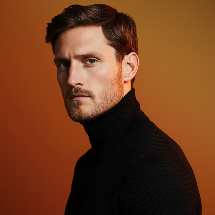 Studio lighting for headshots — soft, directional