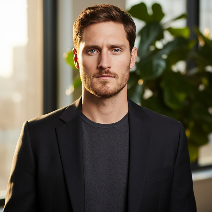 Modern AI headshot — contemporary professional look