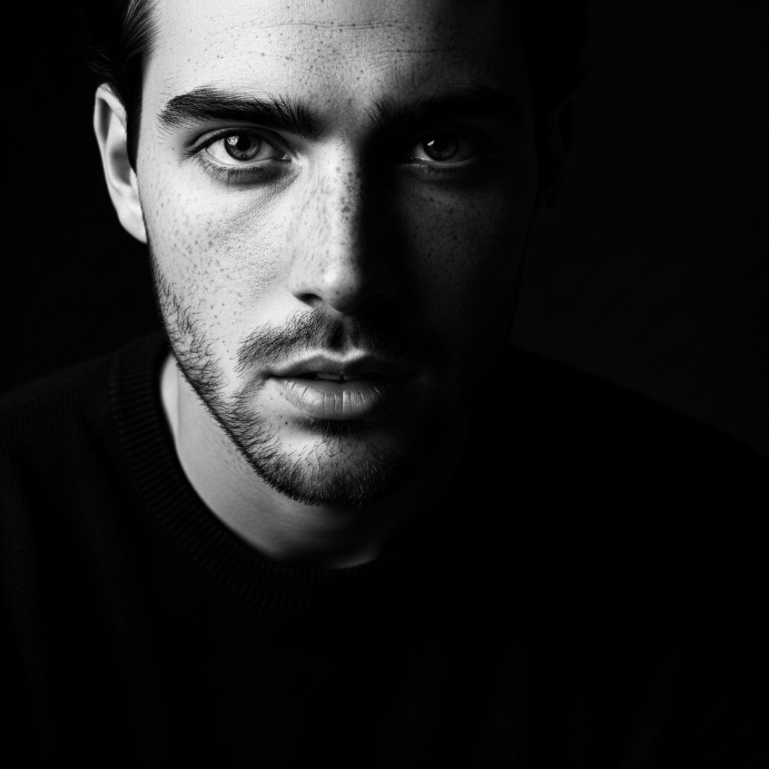 Dynamic range AI portrait example 2